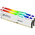 Produktbild: 32GB Kingston FURY Beast RGB weiß DDR5-6800 DIMM CL34 Dual Kit