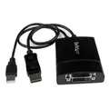 Produktbild: StarTech.com DisplayPort to DVI Adapter - Dual-Link - Active DVI-D Adapter for Your Monitor / Display - USB Powered - 2560x1600 (DP2DVID2) - DisplayPort/DVI-Adapter - DisplayPort, USB (nur Strom) (M) zu DVI-D (W) eingerastet - USB2.0 / DisplayPort 1,2 - 37cm - aktiv, USB-Strom, unterstützt 2560 x 1600 (WQXGA) - Schwarz (DP2DVID2)