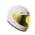 Produktbild: John Doe JD/ONE Frozen Off-White Integral Motorrad Helm Gr. M - Weiß Matt