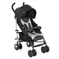 Produktbild: Chicco Echo Leichter Zusammenklappbarer Kinderwagen von 0 Monaten bis 22 kg, Kompakter Kinderbuggy mit Frontbügel, Schlafposition, Regenschirmverschluss, Verstellbarer Sonnenschirm, 1 Stück (1er Pack)