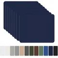 Produktbild: Nylon Selbstklebende Patches, OAZ 8 Stück 20x15cm Selbstklebender Wasserdichte Reparatur Patch, Nylon Flicken Selbstklebend Marineblau, für Zelte, Daunenjacke, Schlafsack, Tasche