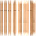 Produktbild: 35 Stricknadeln für Socken,Stricknadel Bambus Set,7 Größen, Doppelspitze, Bam...