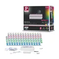 Produktbild: Paulmann 78885 LED Stripe MaxLED 500 Basisset Smart Home Zigbee IP44 5m incl. 1x26 W dimmbar RGBW Farbsteuerung Silber Kunststoff Lichtstreifen 3000 K