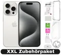 Produktbild: Apple iPhone 15 Pro - 128 GB - Titan Silber - XXL Starterset- Zustand: GUT