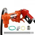 Produktbild: VEVOR Kraftstoffpumpe, 12 V DC, 20 GPM, 1/4 PS, Dieselpumpe mit automatischer Düse, Auslassschlauch und Saugrohr für Benzin, Diesel, Kerosin, Ethano