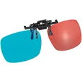 Produktbild: Somikon 3D-Aufsatz für Brillenträger, Anaglyphen-Technologie, Rot/Blau