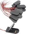 Produktbild: GTIWUNG 20 Stück CR2032 Batterie Halter, General Knopfzelle Batterieadapter Clip Socket EIN/AUS-Schalter, 2 x 3V CR2032 Knopfzelle Batterie Halter für LED, Schwarz
