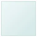Produktbild: Tischplatte Transparent 50x50 Cm Hartglas