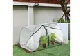 Produktbild: Outsunny Foliengewächshaus UV-beständige Frühbeet, Tomatenhaus für Garten zur Aufzucht, BxTxH: 99 x 71 x 60 cm, BxLxH: 71 x 99 x 60 cm, Mini Gewächshaus 1-St., Treibhaus, weiß, 99 x 71 x 60 cm