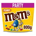 Produktbild: M&MS Peanut Erdnüsse Milchschokolade Schokolinsen Nüsse Süßwaren Beutel 800g
