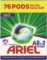 Produktbild: Ariel Waschmittel All-in-1 PODS Universal 76 PODS – 76 Waschladungen