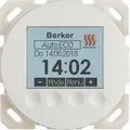 Produktbild: Berker 20462089 Temperaturregler, eitgesteuert, R.x Serie 1930, polarweiß glänze