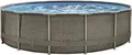 Produktbild: Summer Waves Rundpool Active Frame Swimmingpool Ø 457 x 106 cm, braun