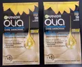 Produktbild: 2x Garnier Olia Haarfarbe 110 Kühles Aschblond NEU OVP