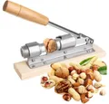 Produktbild: ISO TRADE Nussknacker Nutcracker Größenverstellbar, (Spar-Set, 1-tlg., kraftsparend), problemlos mit Schalen verschiedener Nussarten umgehen