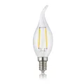 Produktbild: LED Birne Glühlampe Leuchtmittel C35 Lampe E27 Warmweiß 2700 K 2 W klar 1 Stück