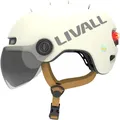 Produktbild: Livall L23 Urban City Smart Fahrradhelm ivory white 58-62 cm