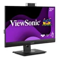 Produktbild: Viewsonic VG2756V-2K 68,6 cm (27 Zoll) Büro Monitor (QHD, IPS-Panel, HDMI, DP, RJ45 Ethernet, USB C, Höhenverstellbar, Webcam, Lautsprecher, Eye-Care, 4 Jahre Austauschservice) Schwarz