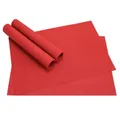 Produktbild: matches21 HOME & HOBBY Platzset Tischset BORDA 4er Rot Tischunterlage als Tischdeko, (4-St), modernes Esstisch Platzdeckchen als abwaschbarer Tischuntersetzer