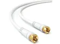 Produktbild: deleyCON deleyCON 1m SAT TV Antennenkabel Koaxial Kabel HDTV 4-fach Schirmung SAT-Kabel