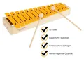 Produktbild: Classic Cantabile Glockenspiel Classic Cantabile GS-13 Glockenspiel für Kinder, Inkl. ein Paar Holz-Schlägel, Diatonisch mit 13 Tönen (c2 - a3)