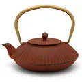 Produktbild: Guss Teekanne 1.1 Liter Gusseisen rote Asia Gusskanne & Edelstahl Teefiltersieb
