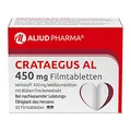 Produktbild: ALIUD PHARMA Crataegus AL 450 mg, 50 Filmtabletten: Bei nachlassender Herzleistung, mit Weißdornblätter-Trockenextrakt