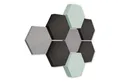 Produktbild: platino24 3D Wandpaneel Edition LOFT 8 Elemente 3D m I Ø 300mm, Schalldämmung Wand & Decke