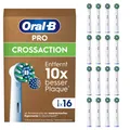 Produktbild: Oral-B Pro CrossAction 16er Aufsteckbürste weiß