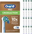 Produktbild: Oral-B Pro CrossAction Aufsteckbürsten 16er Pack Made in Germany original ✅