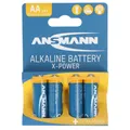 Produktbild: Ansmann X-Power Alkaline Batterie Mignon AA, LR6, 4er Papierblister