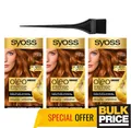 Produktbild: Syoss Oleo Intense 7-77 Red Ginger Ammoniakfrei Haarfarbe Salonqualität 3er Pack