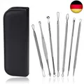 Produktbild: Mitesserentferner Komedonenquetscher Set Blackhead Remover Edelstahl Akne