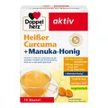Produktbild: DOPPELHERZ heißer Curcuma+Manuka-Honig Granulat 10 St.