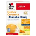 Produktbild: Doppelherz Heißer Curcuma und Manuka-Honig - Vitamin C und Zink zur Unterstützung der normalen Funktion des Immunsystems - heiß und kalt - 10 Beutel