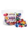 Produktbild: Colorations - Rainbow Striped Pom Poms 180pcs.