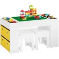 Produktbild: SoBuy Kindersitzgruppe, Weiß, Holzwerkstoff, 87x50x50 cm, Kinder- & Jugendzimmer, Kindermöbel, Kindersitzmöbel & -tische, Kindersitzgruppen