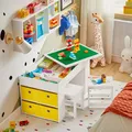 Produktbild: SoBuy Kindertisch mit 2 Stühlen Kinder Tisch Stuhl Set Kindersitzgruppe KMB75-W