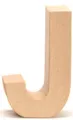Produktbild: Papp Buchstabe J 17,5x5,5cm Alphabet Initialien Deko PappArt Druckbuchstabe