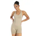 Produktbild: SMILODOX Jumpsuit Damen Doralia, kurzer Einteiler mit Racerback & Rückenausschnitt, enganliegende Passform, elastisches Material Overall, ideal für Fitness, Studio, Training & Alltag