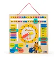 Produktbild: Die Maus Lerntafel aus Holz mit Lernuhr und Kalender