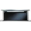 Produktbild: Küppersbusch Dunstabzugshaube Downdraft/Tischlüfter Schwarzes Glas und Edelstahl 88 cm - inkl. - Schwarz/Silber