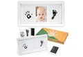 Produktbild: all Kids United Bilderrahmen zum Basteln Baby Abdruck-Set, (Fotorahmen für Hand), Fuß-Abdruck & Fotos, Geschenk-Set für Geburt, Taufe, Baby-Part uvm.