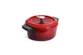 Produktbild: Woll Gusseisen Kasserolle Chili Red 4,2L 24 cm backofenfest Deckel Silikongriffe