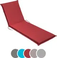 Produktbild: sleepling - Gartenliege Auflage, Polster Sonnenliege, 190 x 58 cm, 6 cm dick, rot