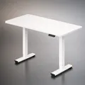 Produktbild: SANODESK Schreibtisch 110x54 cm elektrisch Höhenverstellbar Weiß 100 kg NEU OVP