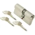 Produktbild: Zylinder Serie 500 plus 30x40 mm vernickelt, 5 Stifte, 3 Schlüssel.