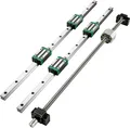 Produktbild: VEVOR 2stk HGR20-1000mm Linearführung Guide Rail+RM1605-1000mm Kugelumlaufspindel Set