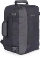Produktbild: blnbag M5 - Rucksack kleines Handgepäck Ryanair, Wizzair, Eurowings, Bordrucksack 40x20x25 cm Reisetasche Flugzeug Rucksacktasche Cabin Bag max 20 L,Darkgrey / Grey