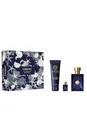 Produktbild: Dylan Blue by Versace for Men - 3-teiliges Geschenkset 3,4 oz EDT Spray, 0,17 oz EDT Splash (Mini), 5oz Bath and Shower Gel